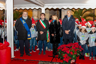 Pesaro - Centinaia di visitatori ogni giorno per l’albero di Mms allestito in prefettura